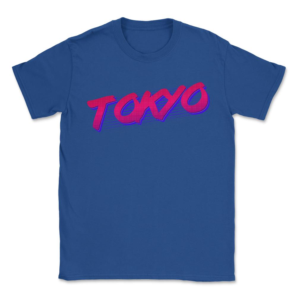 Retro 80s Tokyo Japan - Unisex T-Shirt - Royal Blue