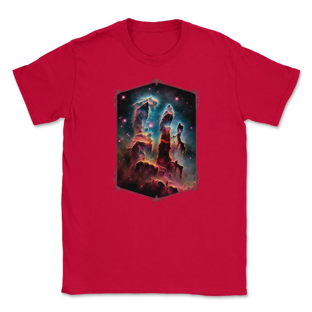 Pillars of Creation - Unisex T-Shirt - Red