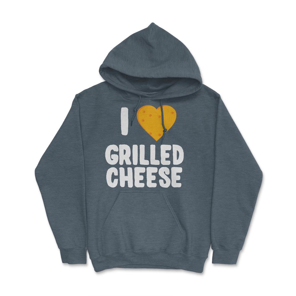 I Love Grilled Cheese - Hoodie - Dark Grey Heather