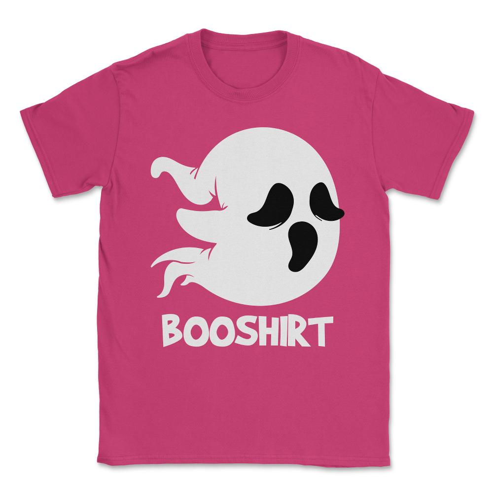 Booshirt Funny Halloween Boo Ghost Unisex T-Shirt - Heliconia