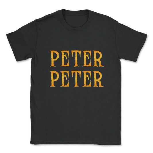 Peter Peter Pumpkin Eater Costume Unisex T-Shirt - Black