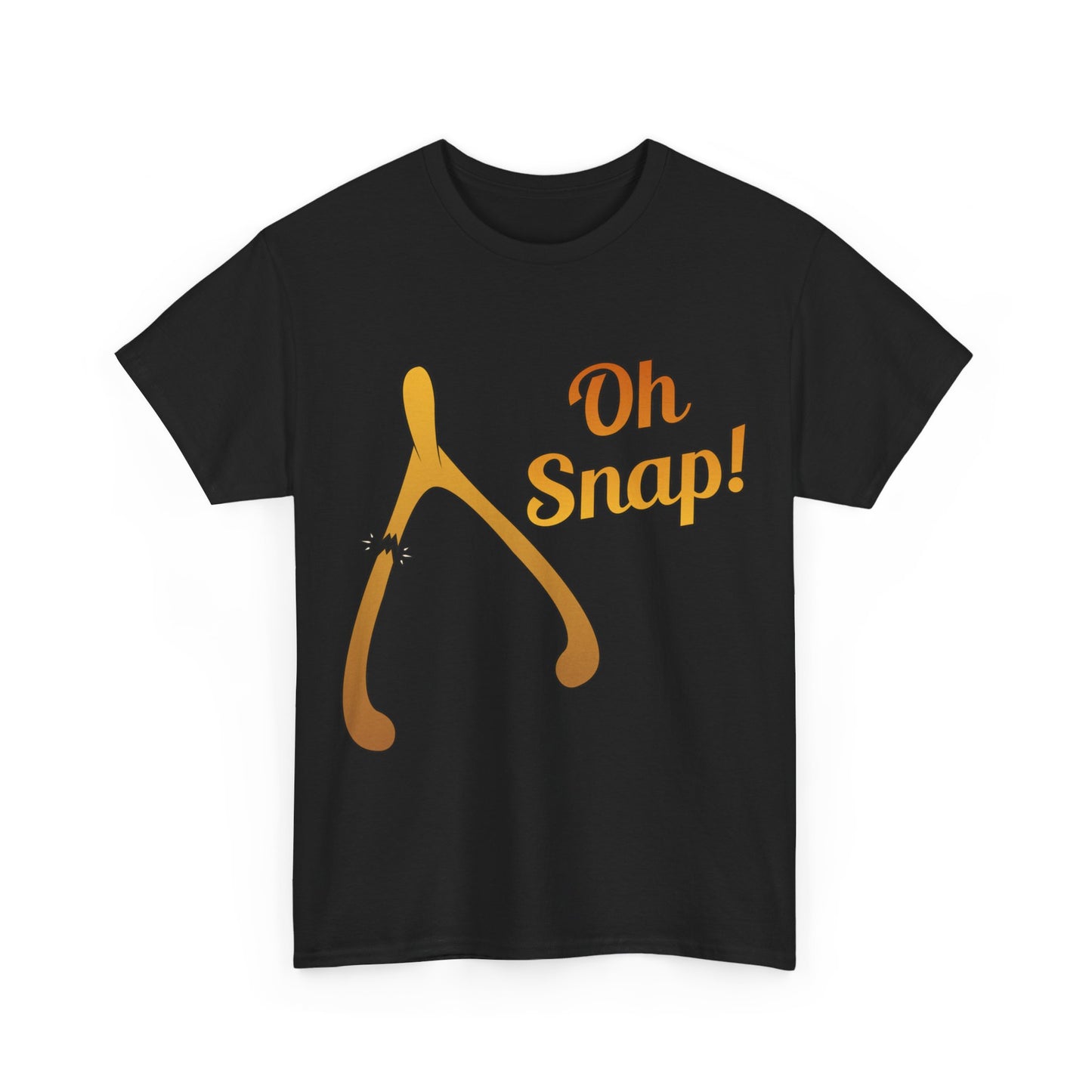 Oh Snap Thanksgiving Turkey Wishbone Unisex Graphic T-Shirt, Sizes S-5XL