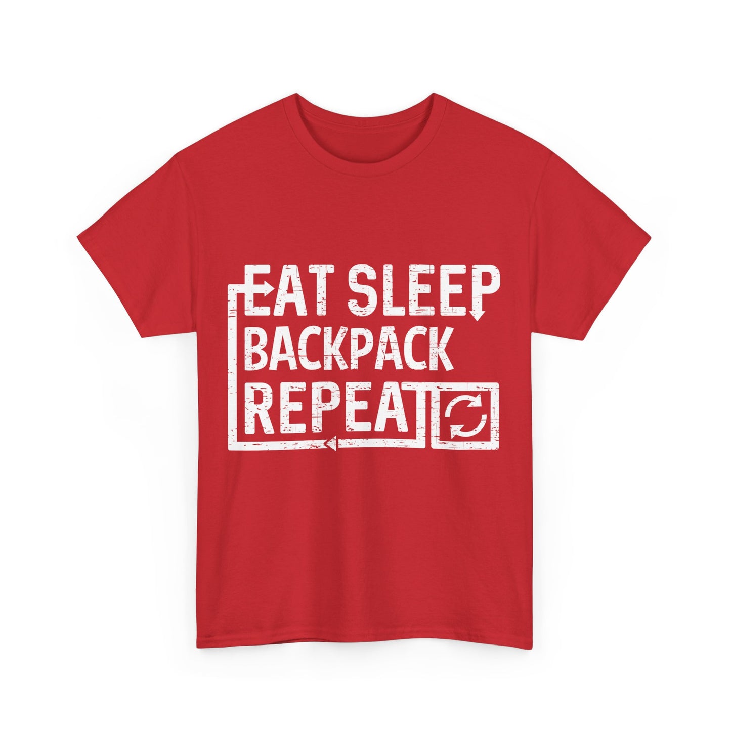 Eat Sleep Backpack Unisex Graphic T-Shirt, Sizes S-5XL