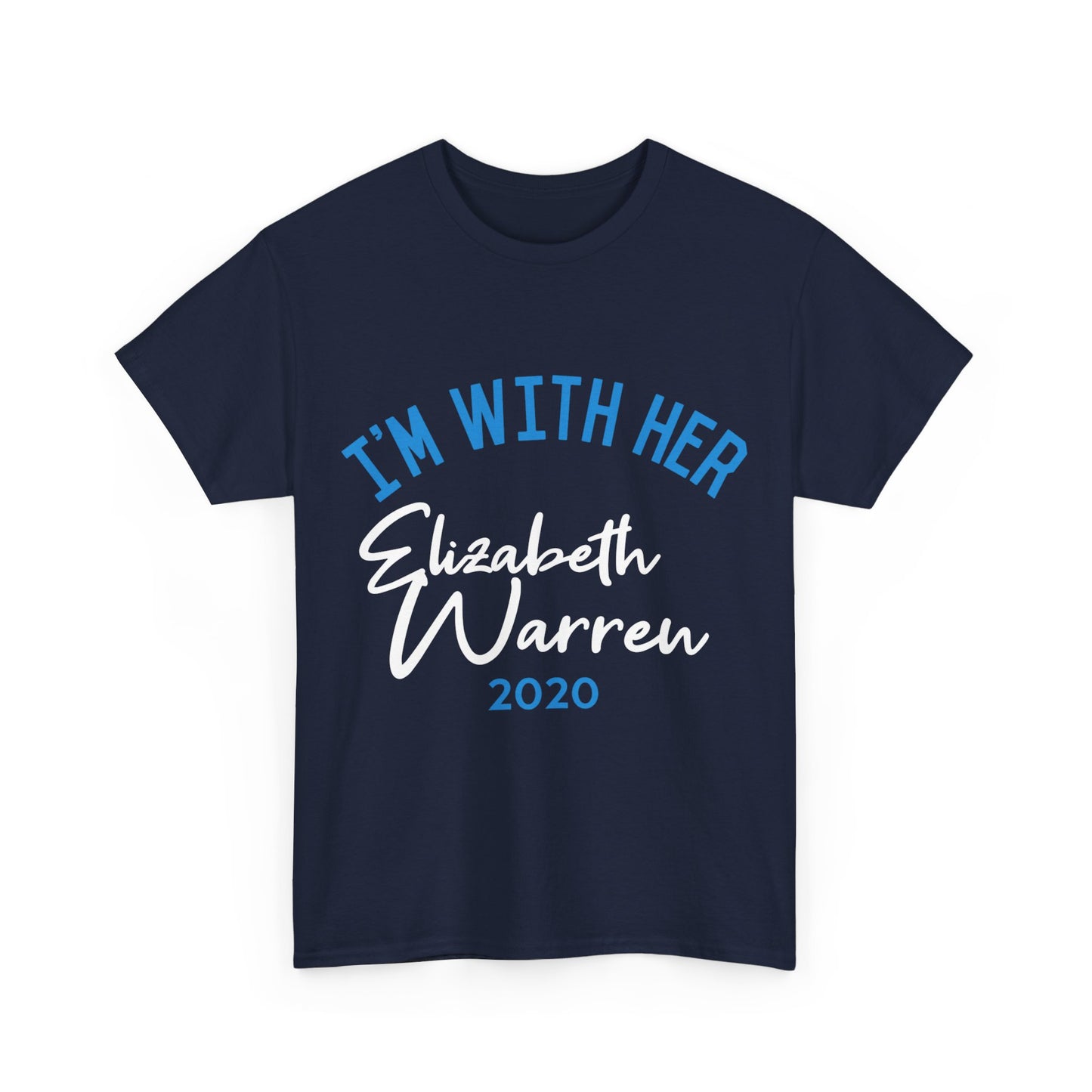 I'm With Her Elizabeth Warren 2020 Unisex Graphic T-Shirt, Sizes S-5XL