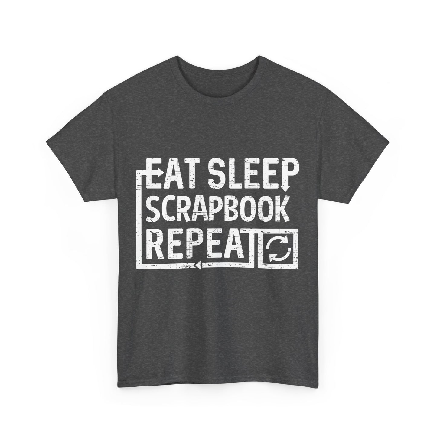 Eat Sleep Scrapbook Unisex Graphic T-Shirt, Sizes S-5XL