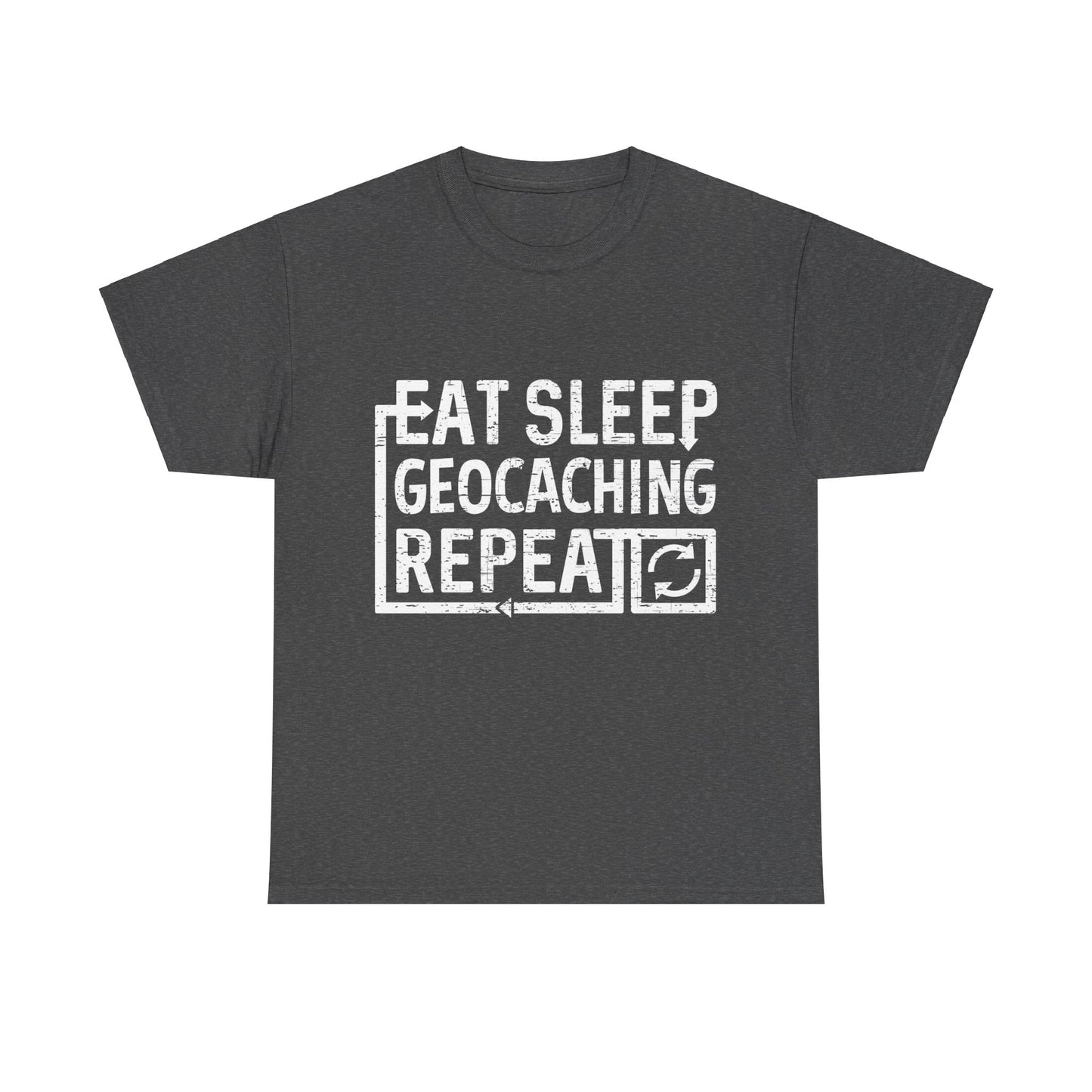 Eat Sleep Geocaching Unisex Graphic T-Shirt, Sizes S-5XL