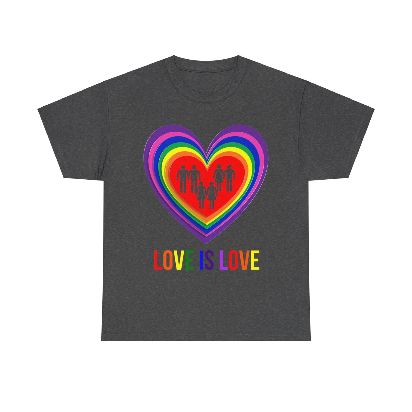 Love Is Love LGBTQ Unisex Graphic T-Shirt, Sizes S-5XL