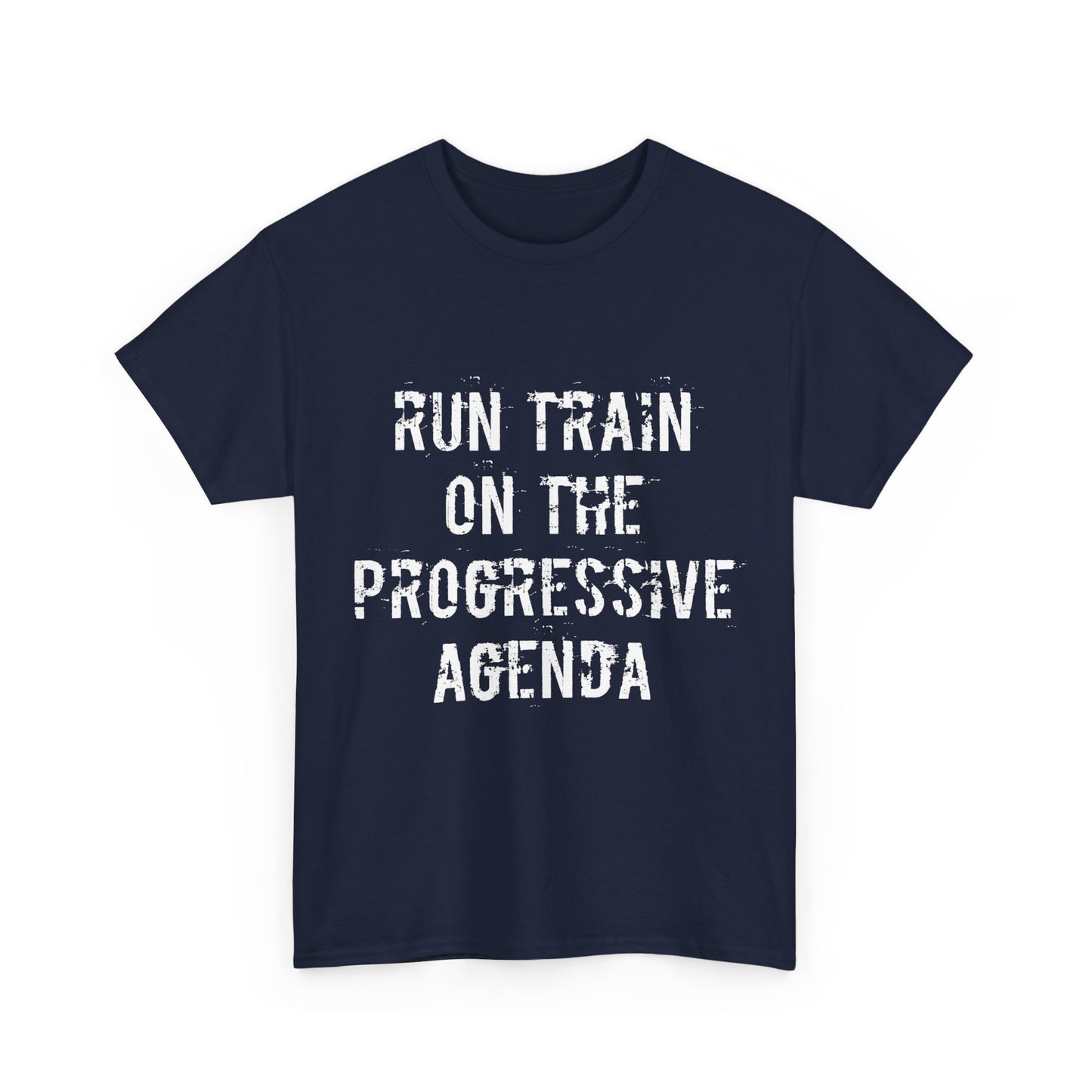 Run Train on the Progressive Agenda Unisex Graphic T-Shirt, Sizes S-5XL