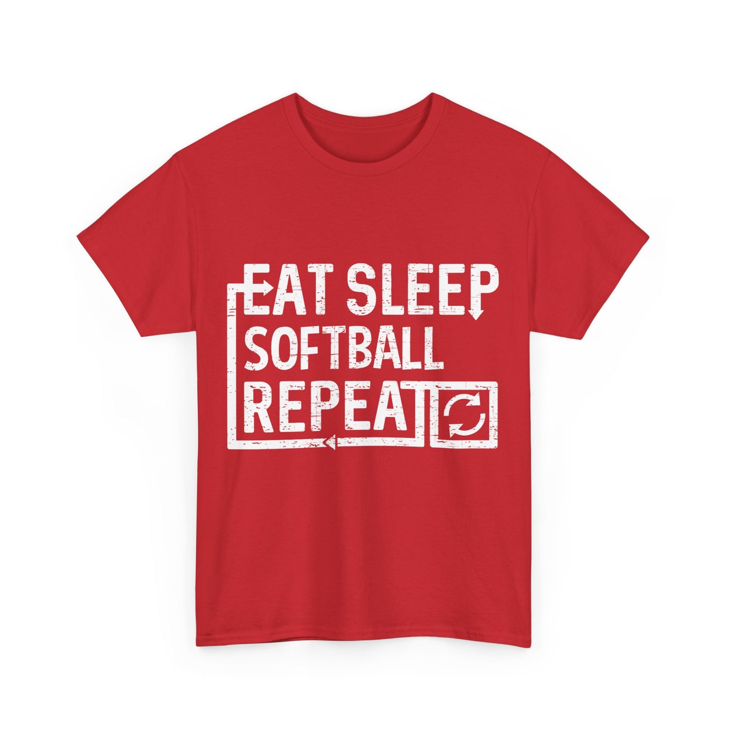 Eat Sleep Softball Unisex Graphic T-Shirt, Sizes S-5XL