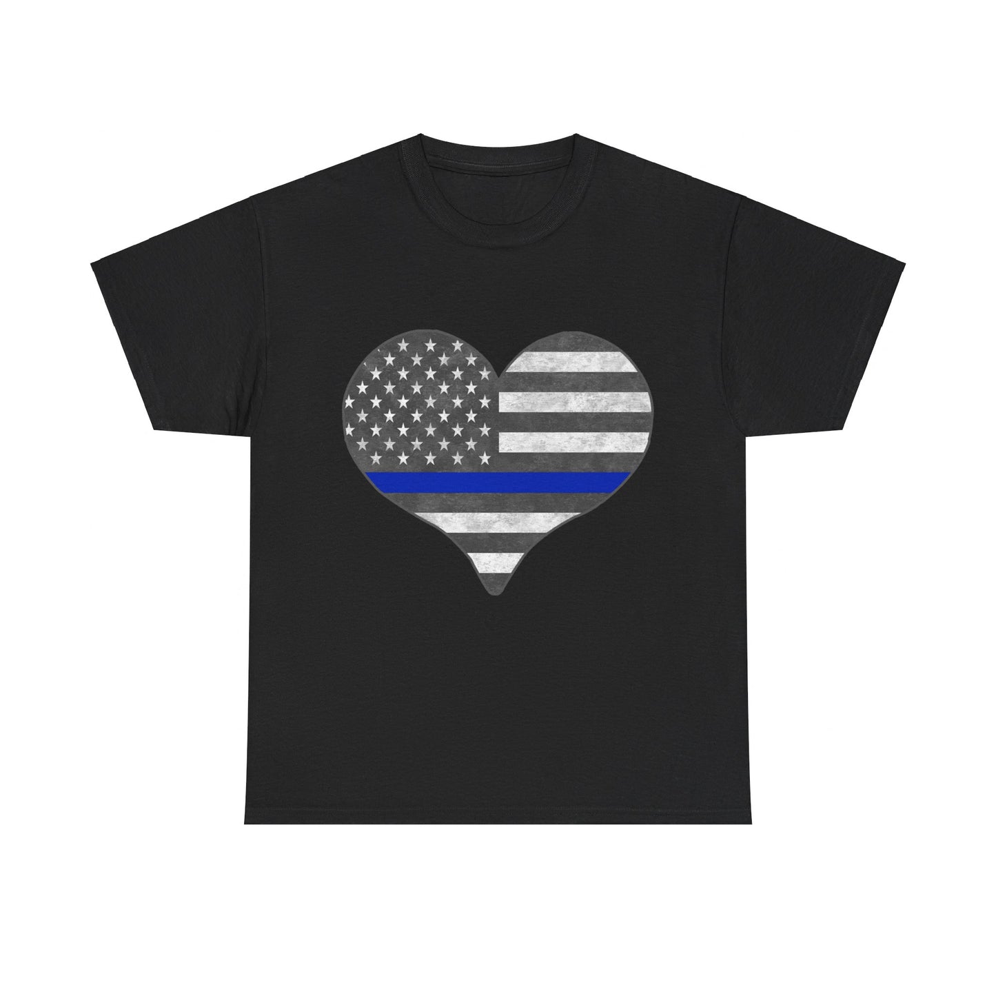 I Love Police Unisex Graphic T-Shirt, Sizes S-5XL