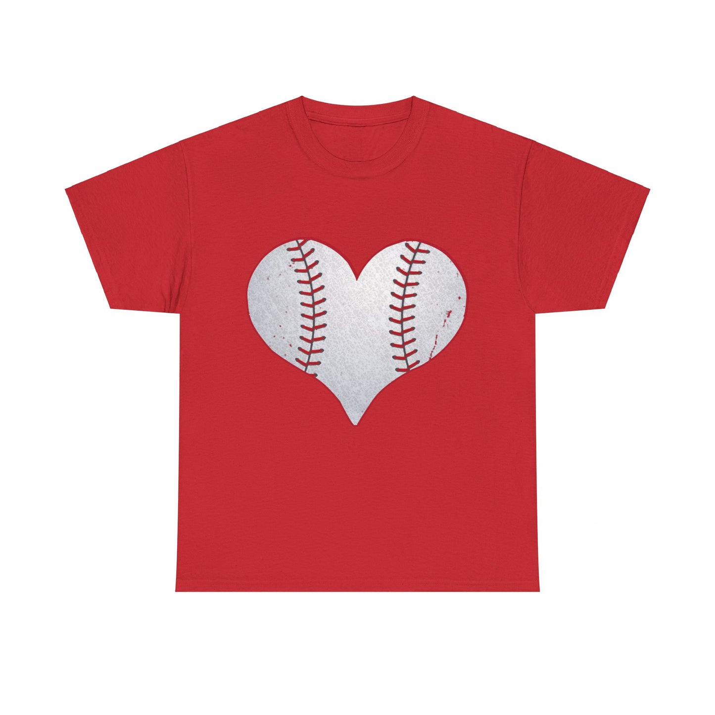 Baseball Heart Unisex Graphic T-Shirt, Sizes S-5XL