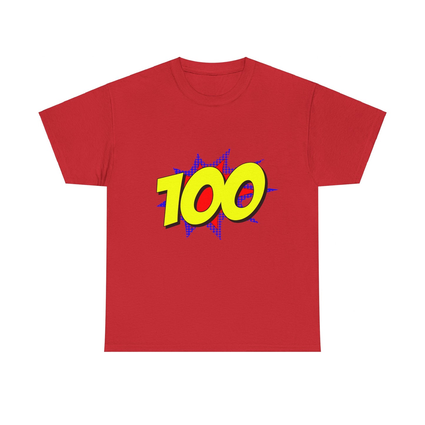 Superhero 100 Years Old Birthday Unisex Graphic T-Shirt, Sizes S-5XL