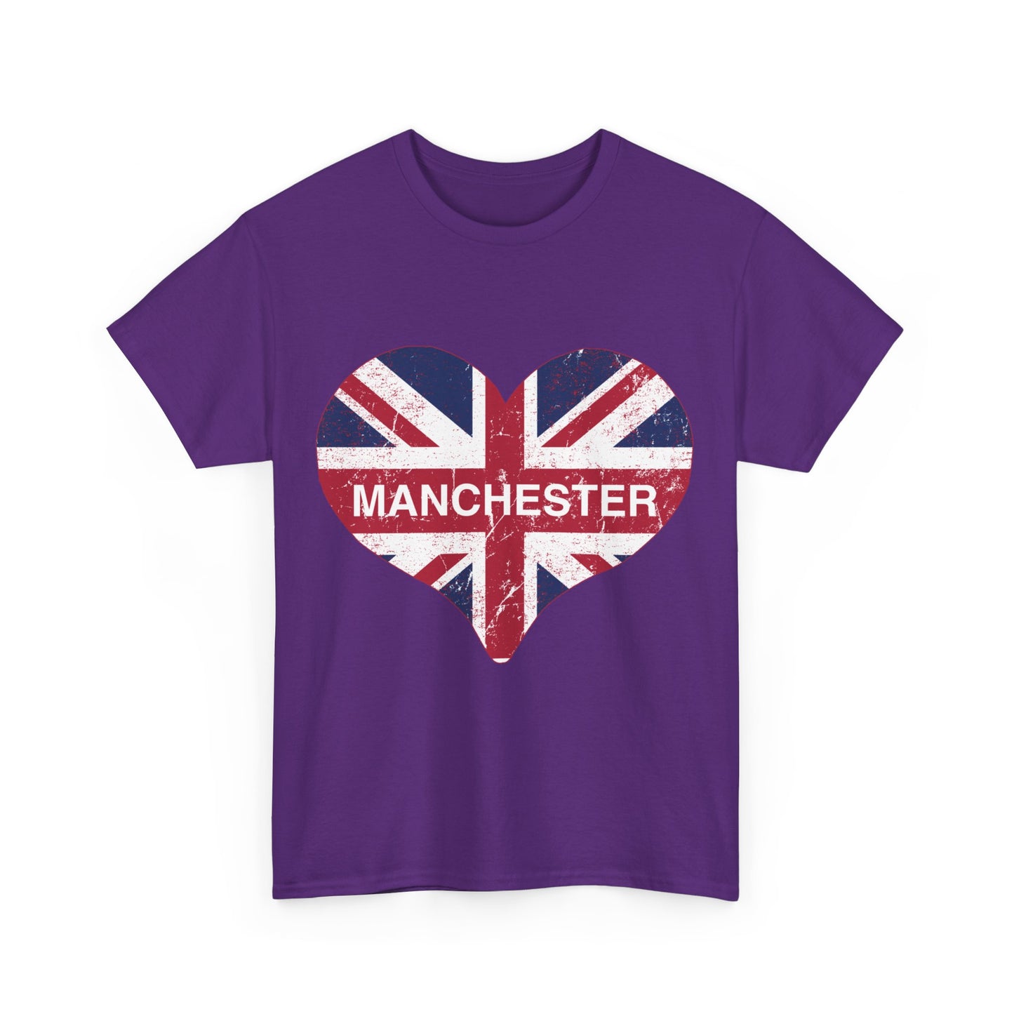 I Love Manchester Unisex Graphic T-Shirt, Sizes S-5XL