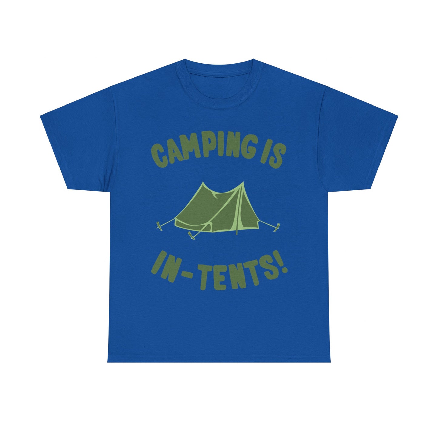 Camping Is In-Tents Unisex Graphic T-Shirt, Sizes S-5XL