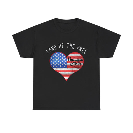 Memorial Day Shirt Land Of The Free Unisex Graphic T-Shirt, Sizes S-5XL