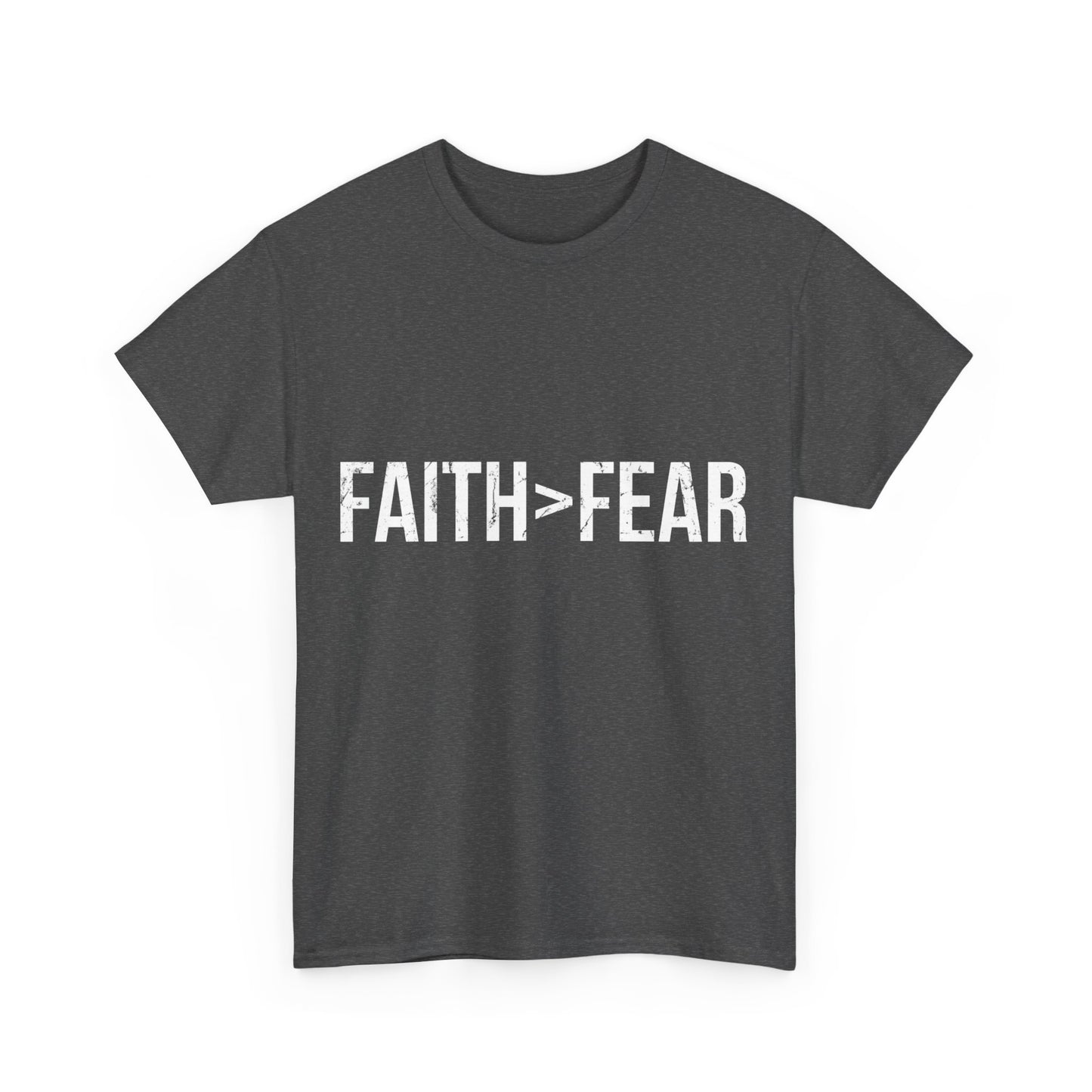 Faith Greater Than Fear Unisex Graphic T-Shirt, Sizes S-5XL