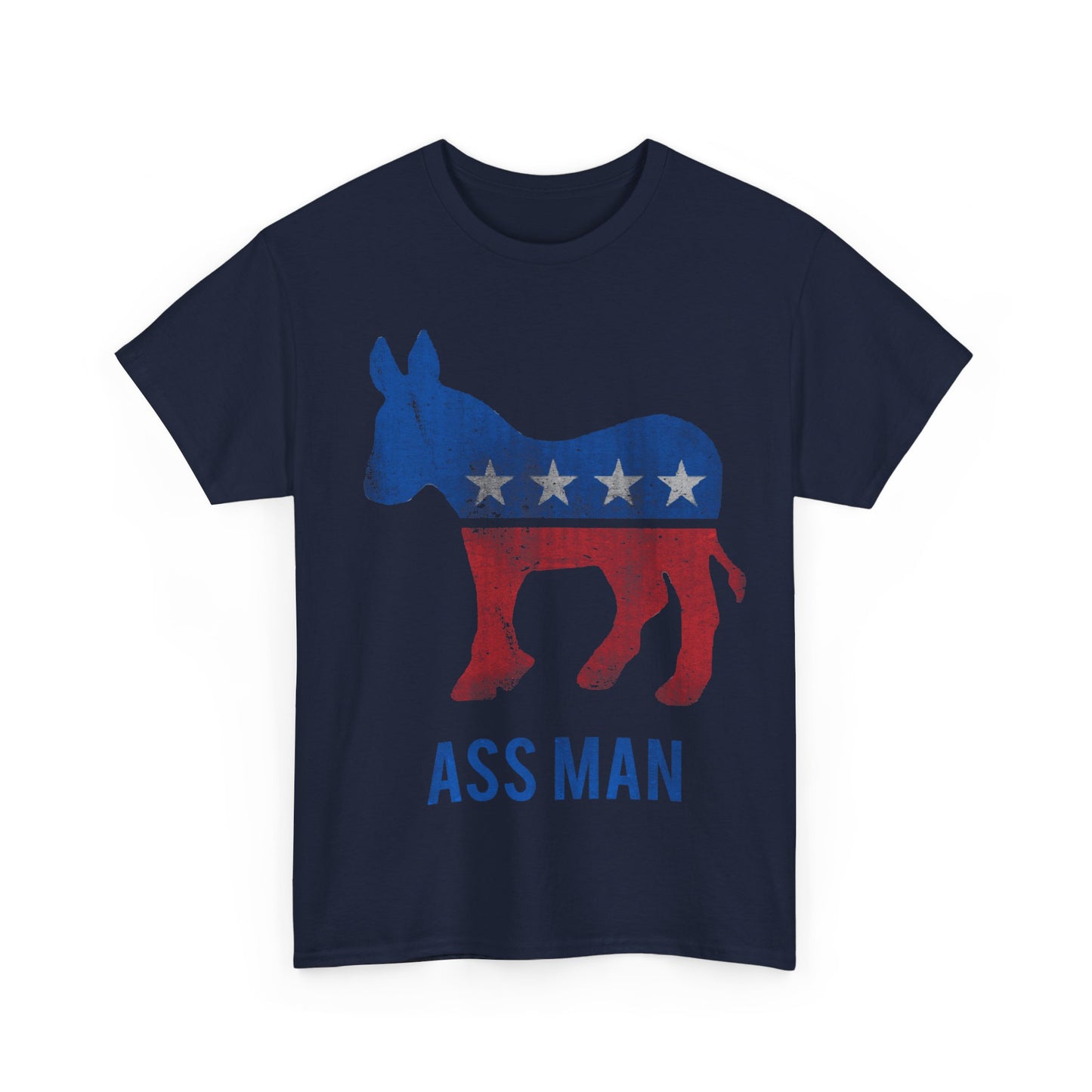 Ass Man Democrat Unisex Graphic T-Shirt, Sizes S-5XL