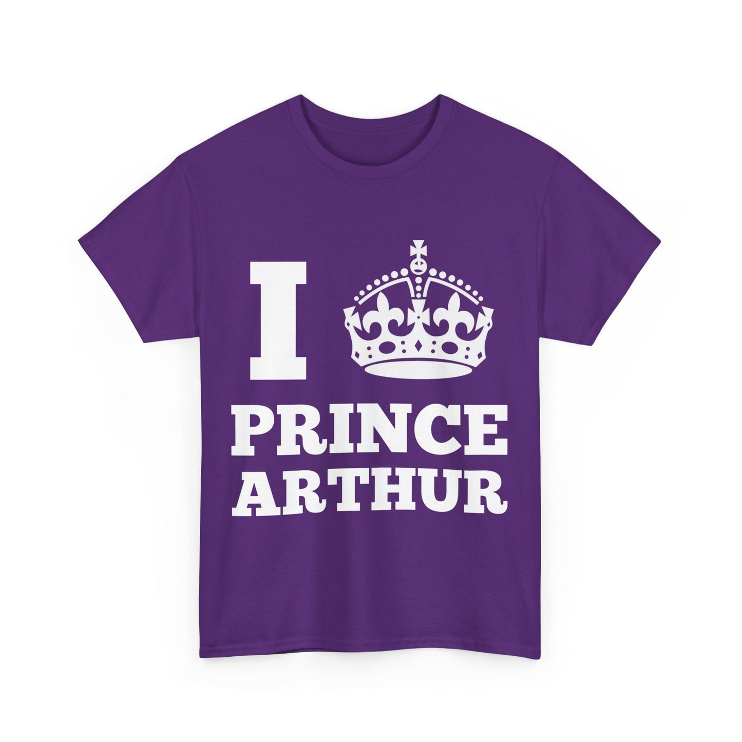 I Love Prince Arthur Unisex Graphic T-Shirt, Sizes S-5XL