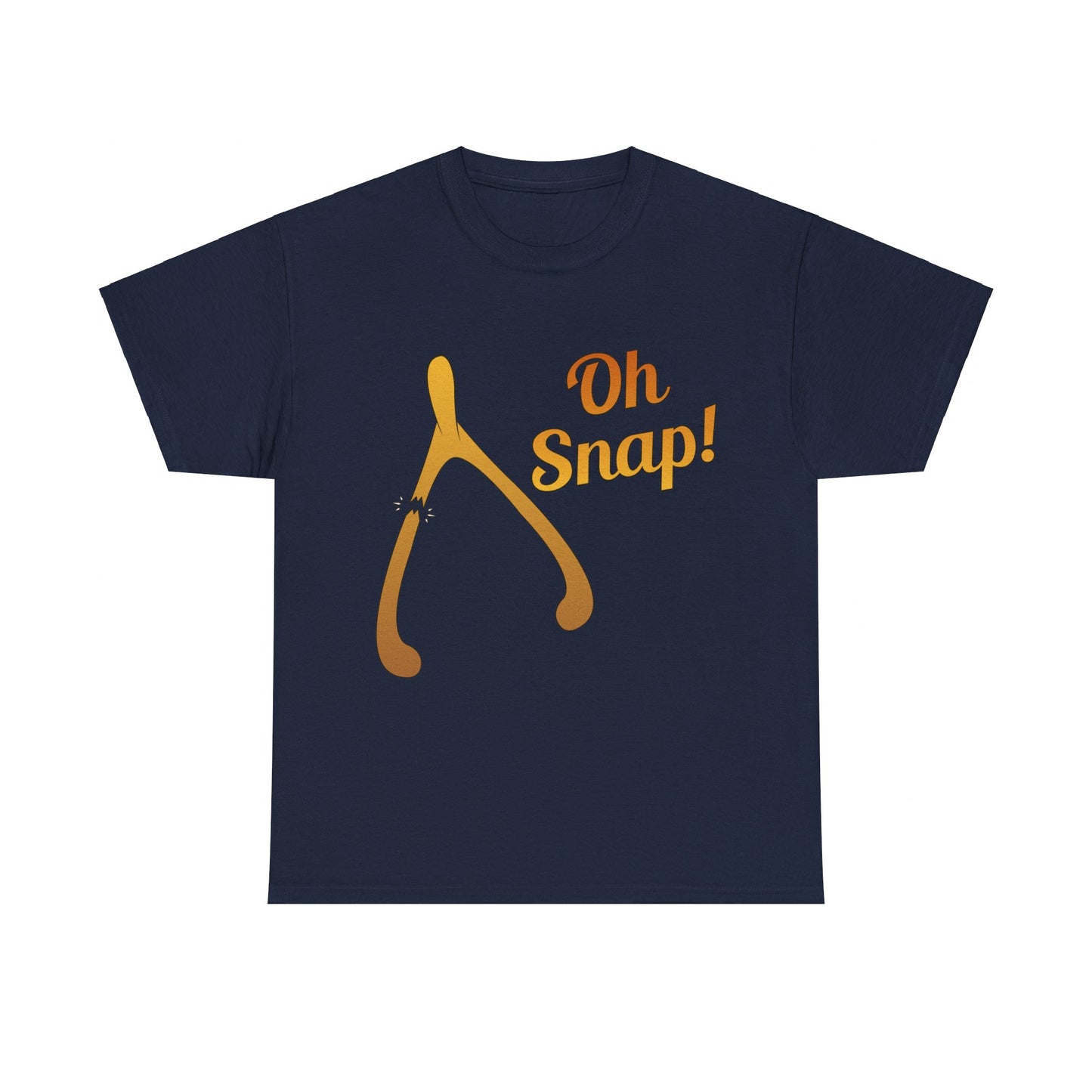 Oh Snap Thanksgiving Turkey Wishbone Unisex Graphic T-Shirt, Sizes S-5XL