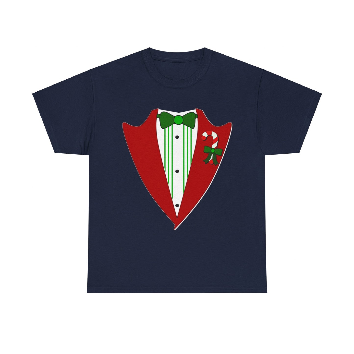 Christmas Party Tuxedo Unisex Graphic T-Shirt, Sizes S-5XL