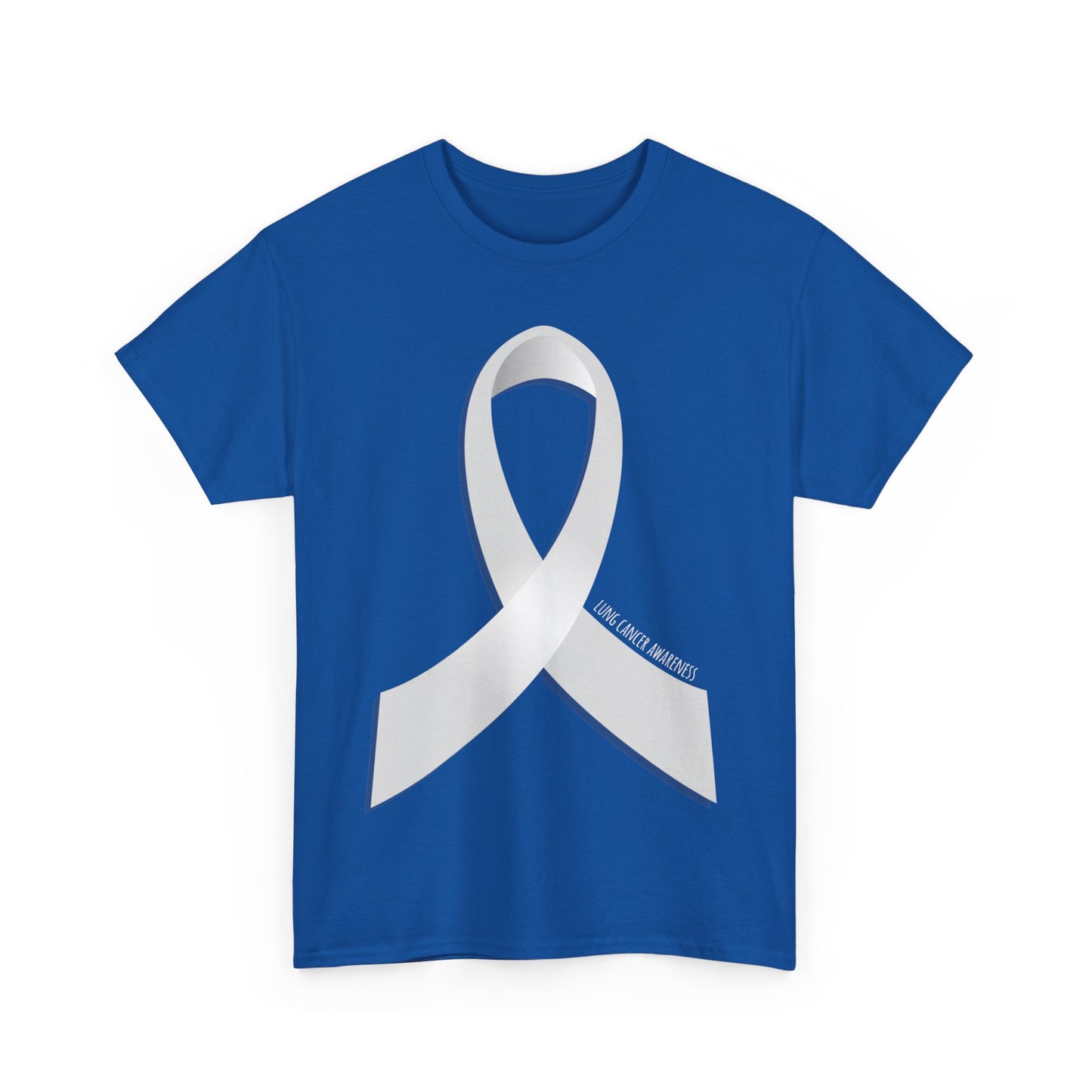 Lung Cancer Awareness Ribbon Unisex Graphic T-Shirt, Sizes S-5XL