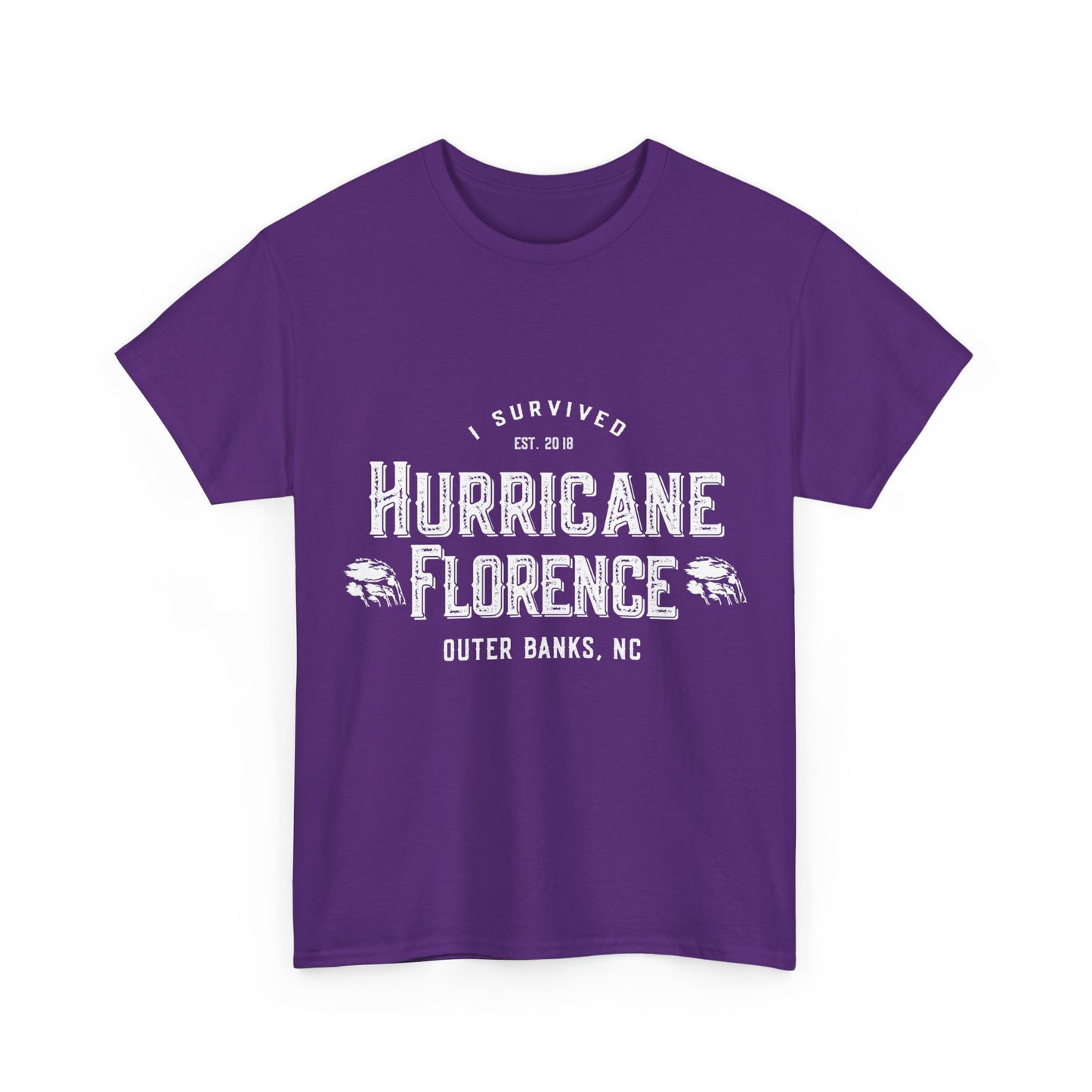 I Survived Hurricane Florence Outer Banks NC 2018 Unisex Graphic T-Shirt, Sizes S-5XL