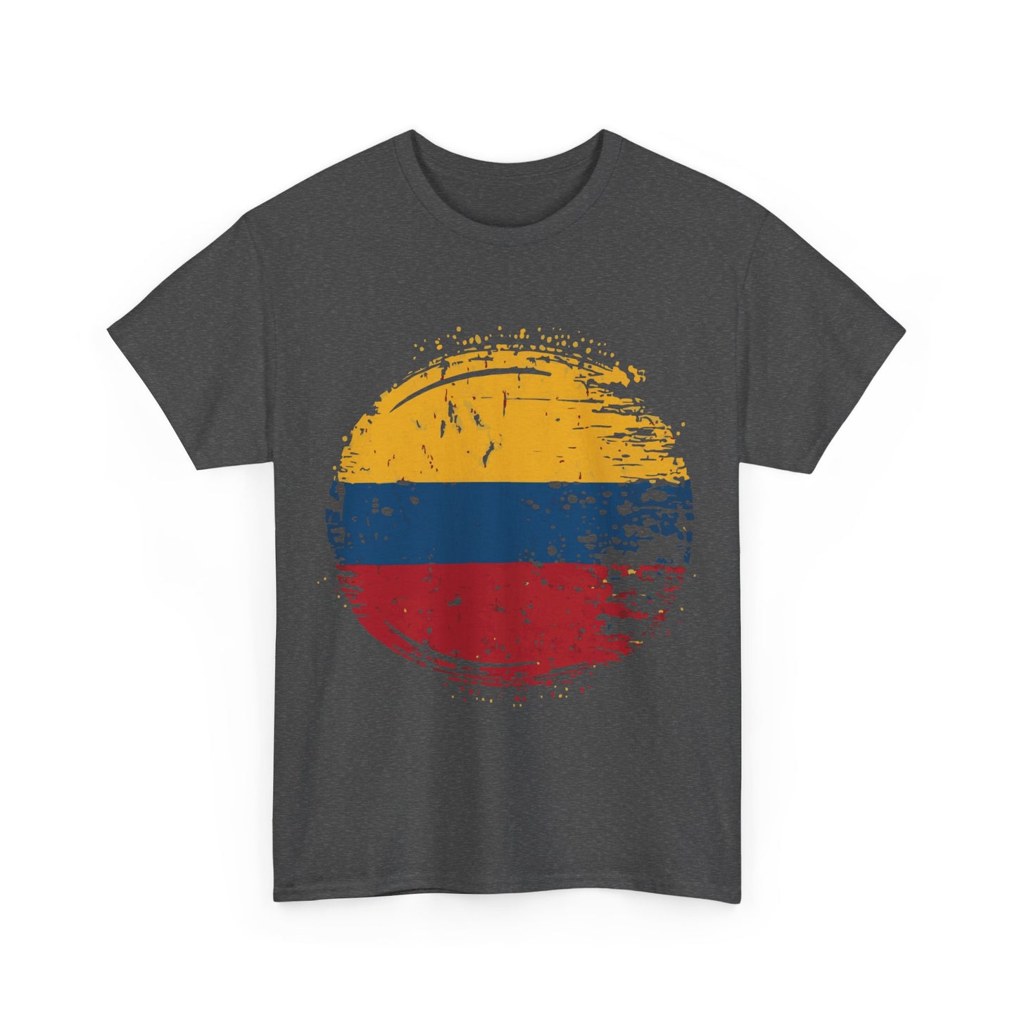 Flag of Colombia Distressed Unisex Graphic T-Shirt, Sizes S-5XL