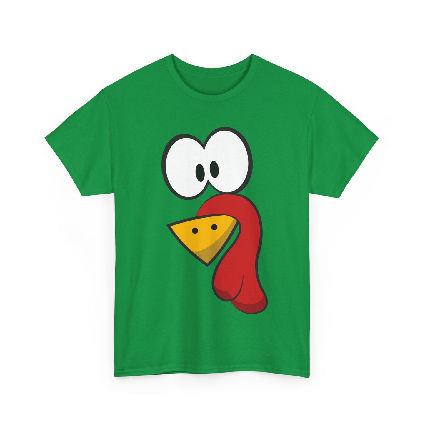 Cute Turkey Face Unisex Graphic T-Shirt, Sizes S-5XL