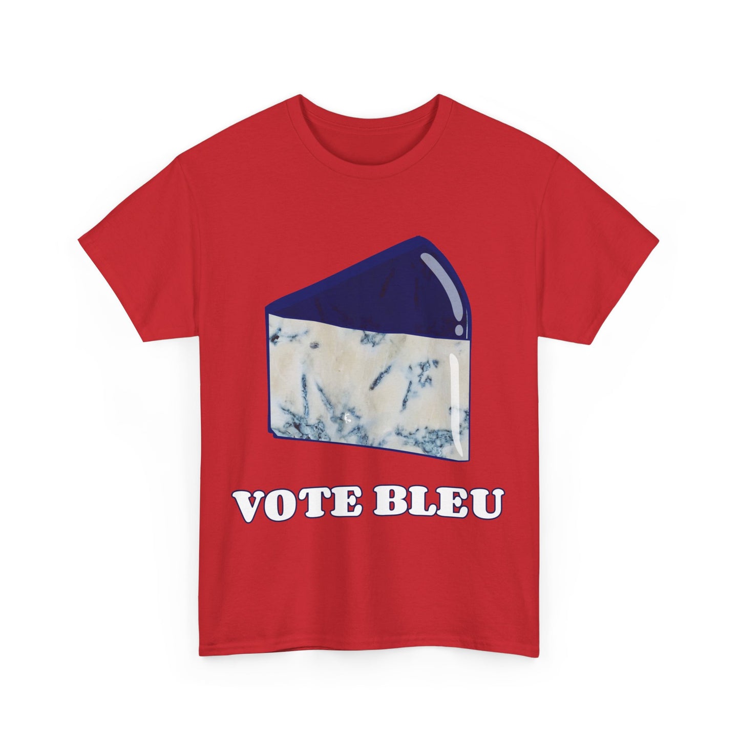 Vote Blue Bleu Cheese Unisex Graphic T-Shirt, Sizes S-5XL