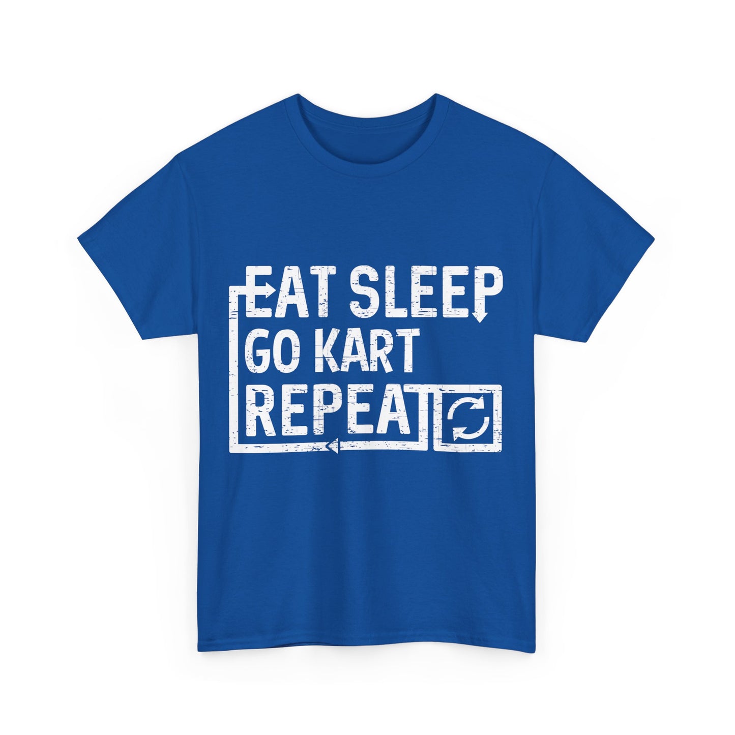 Eat Sleep Go Kart Unisex Graphic T-Shirt, Sizes S-5XL