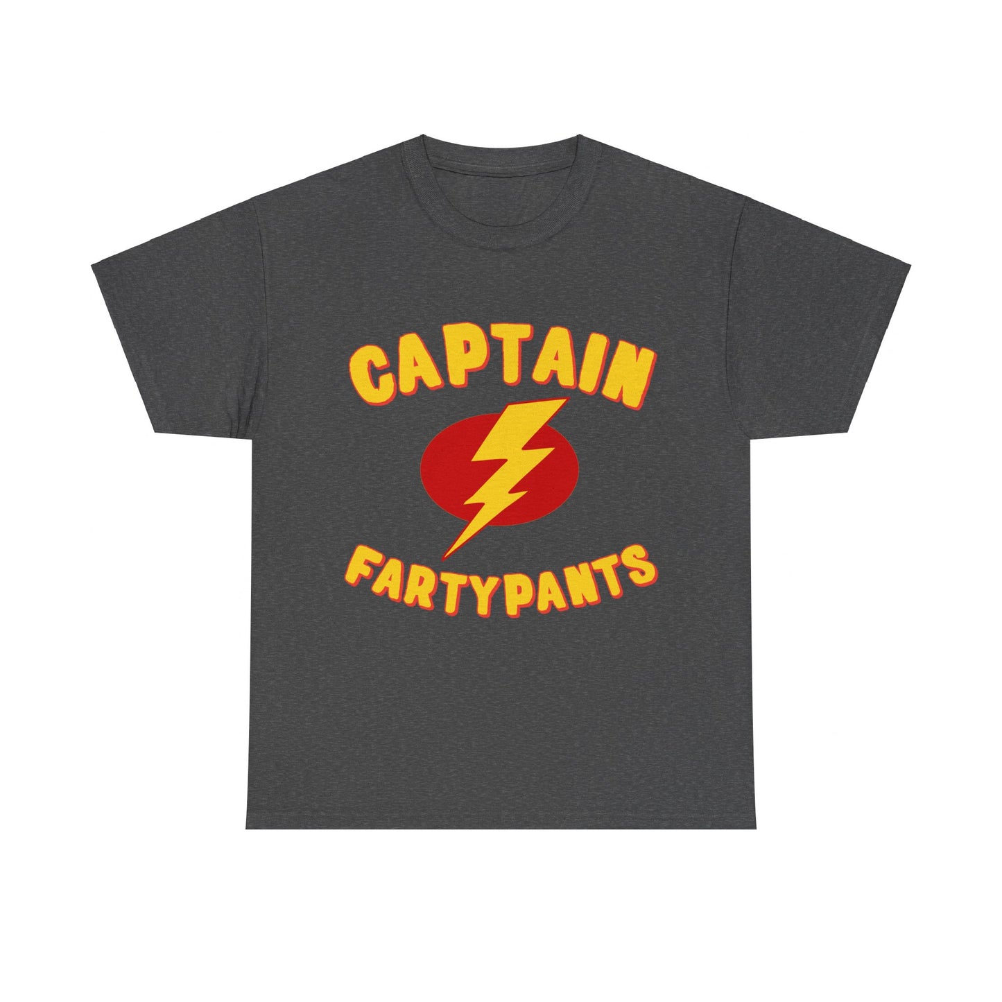 Captain Fartypants Funny Fart Unisex Graphic T-Shirt, Sizes S-5XL