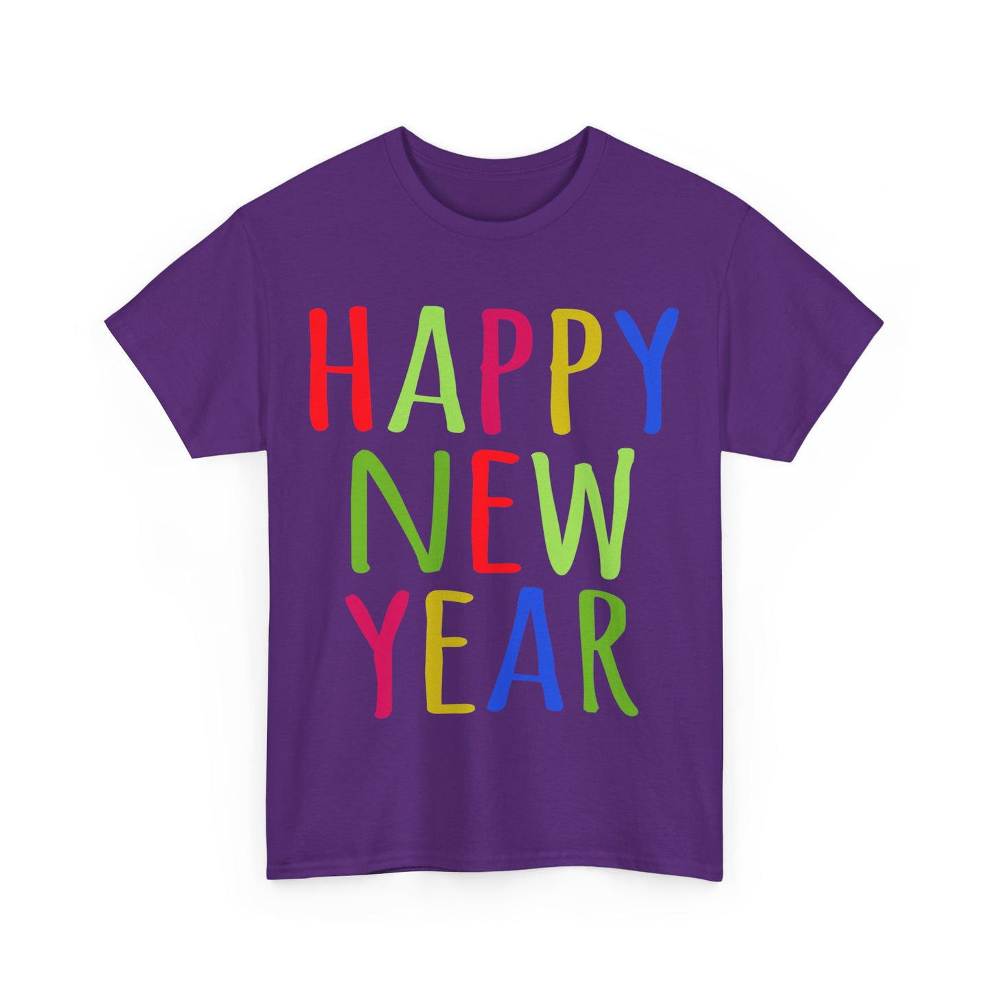 Happy New Year Unisex Graphic T-Shirt, Sizes S-5XL