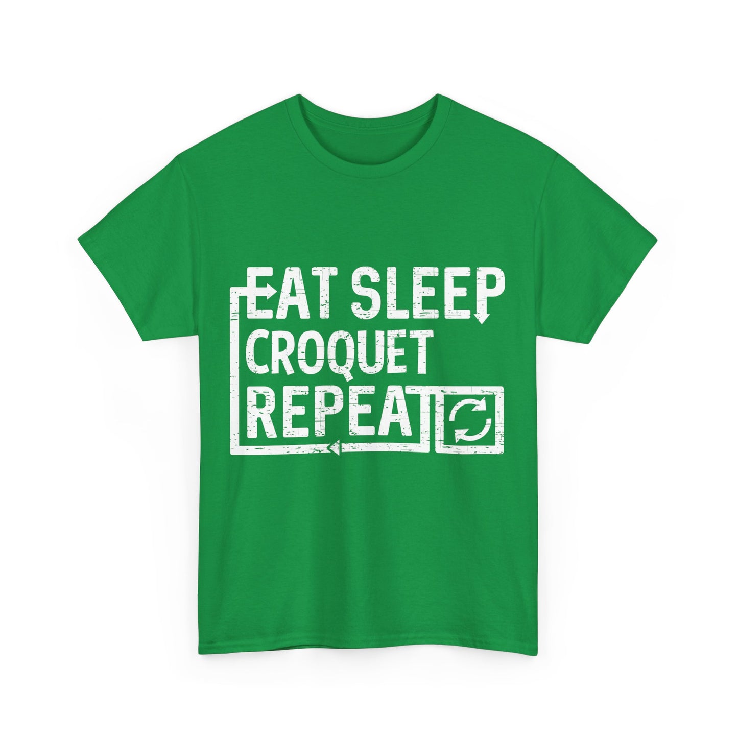 Eat Sleep Croquet Unisex Graphic T-Shirt, Sizes S-5XL