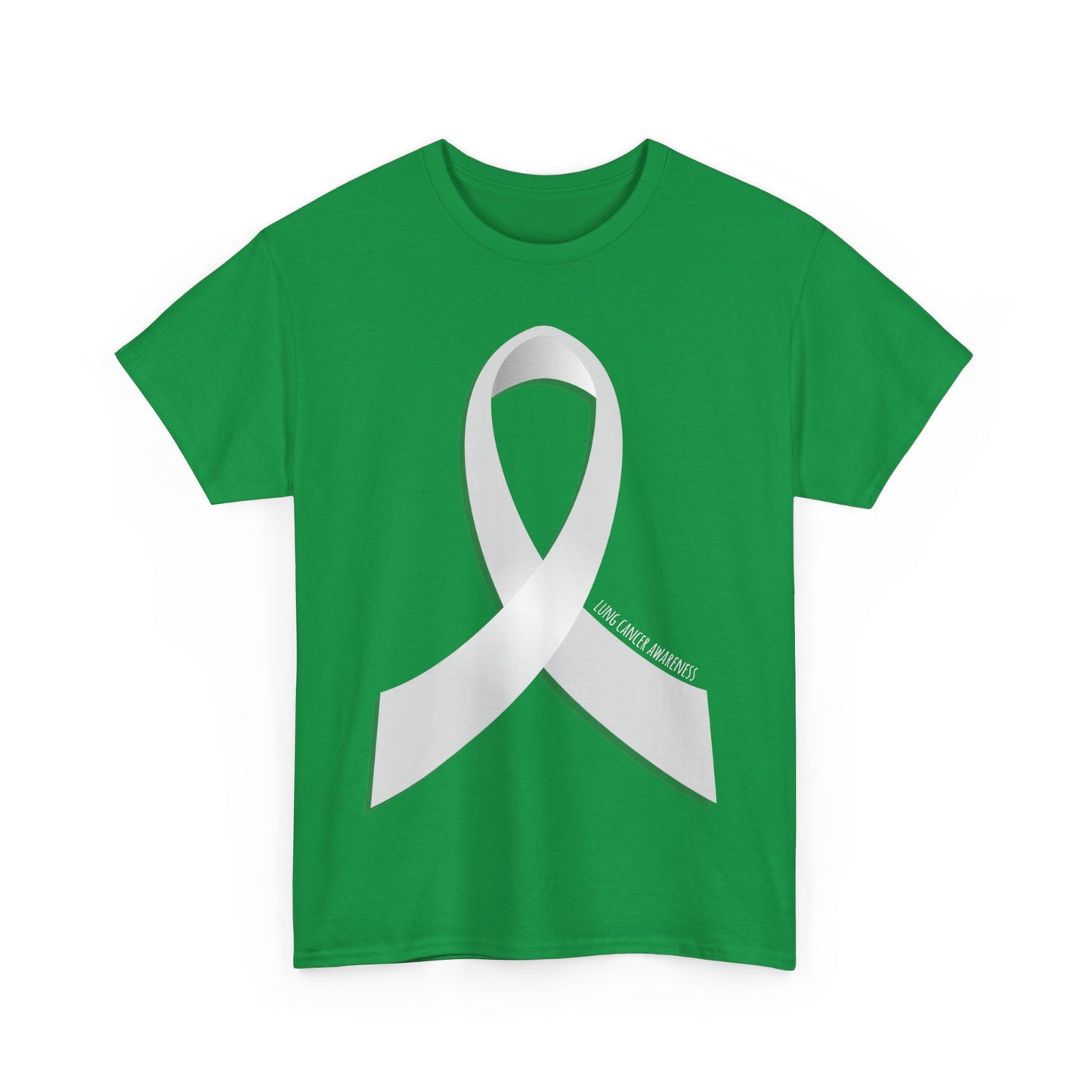 Lung Cancer Awareness Ribbon Unisex Graphic T-Shirt, Sizes S-5XL