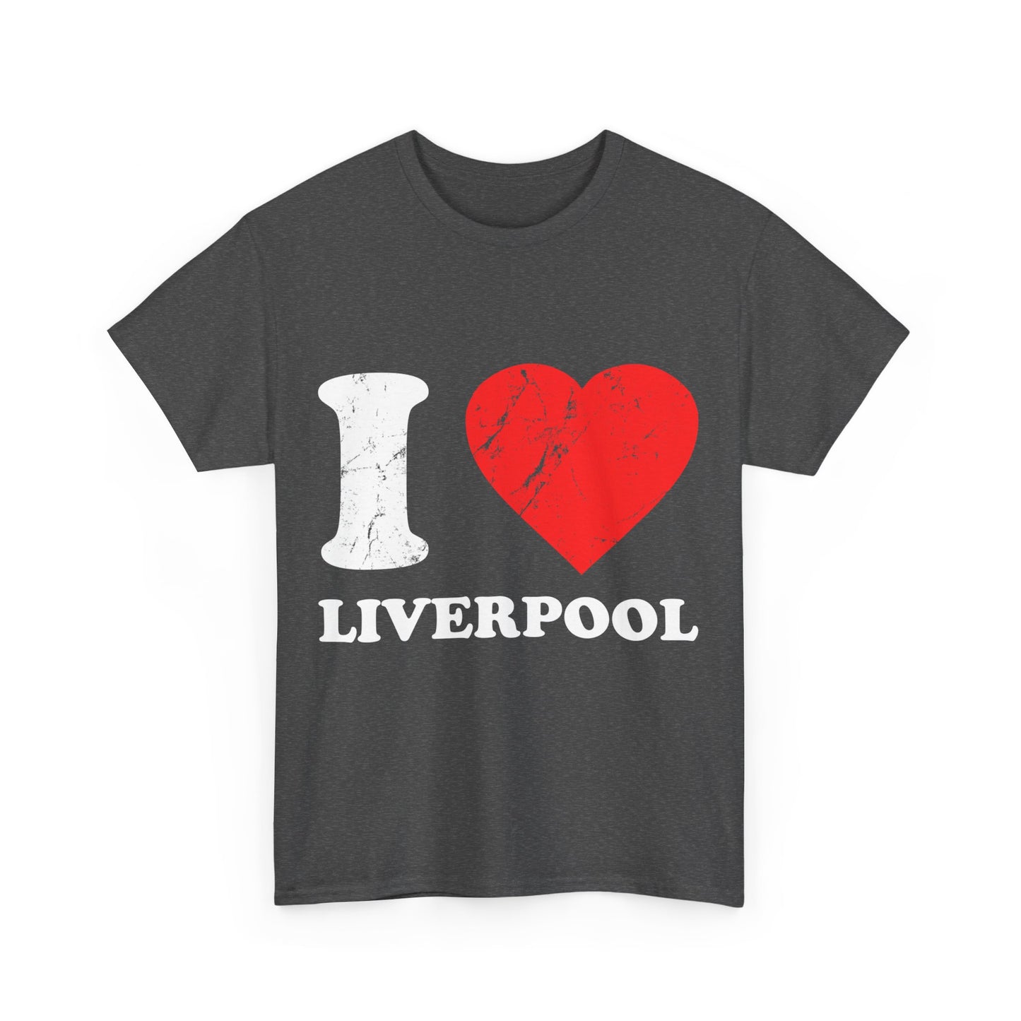 I Love Liverpool Unisex Graphic T-Shirt, Sizes S-5XL