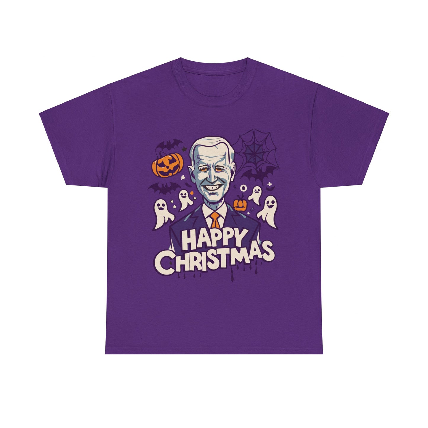 Happy Christmas Joe Biden Funny Halloween Unisex Graphic T-Shirt, Sizes S-5XL