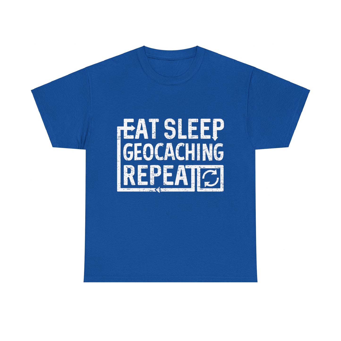 Eat Sleep Geocaching Unisex Graphic T-Shirt, Sizes S-5XL