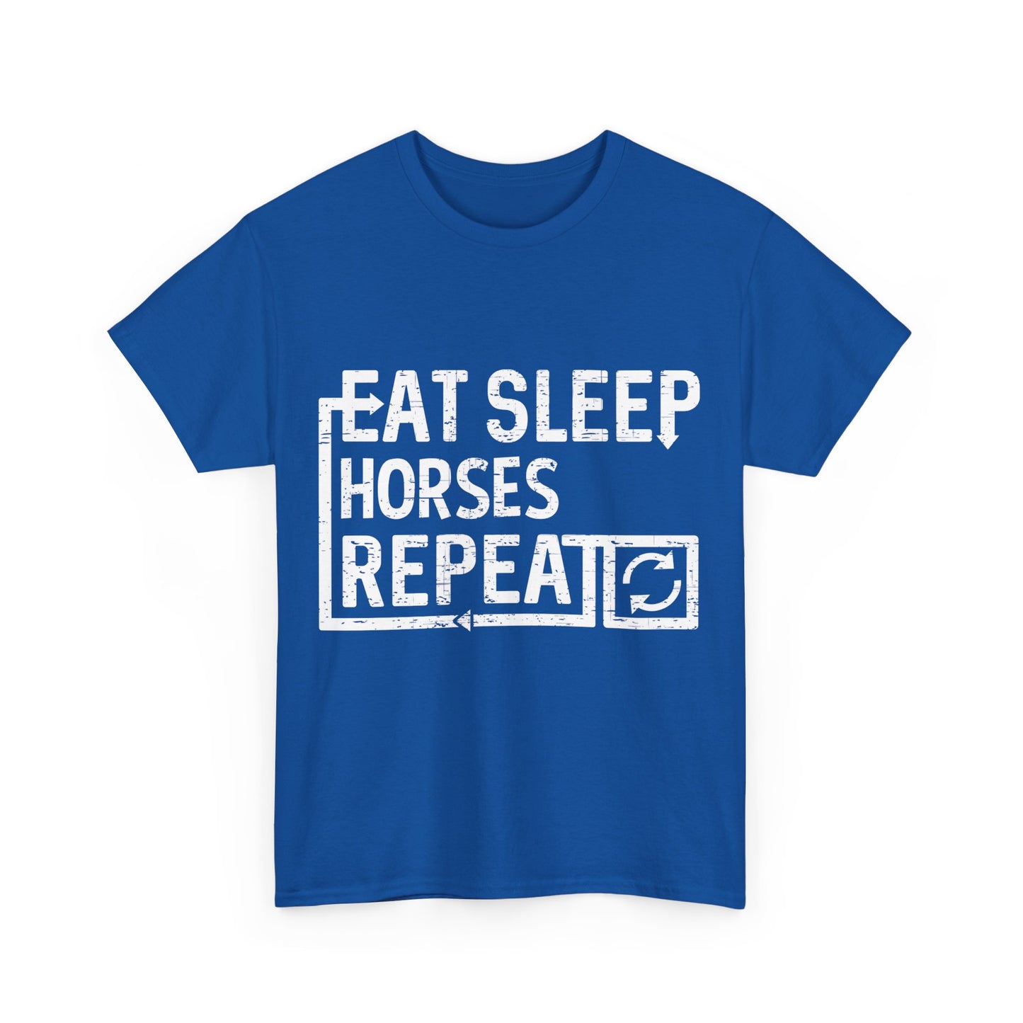 Eat Sleep Horses Unisex Graphic T-Shirt, Sizes S-5XL