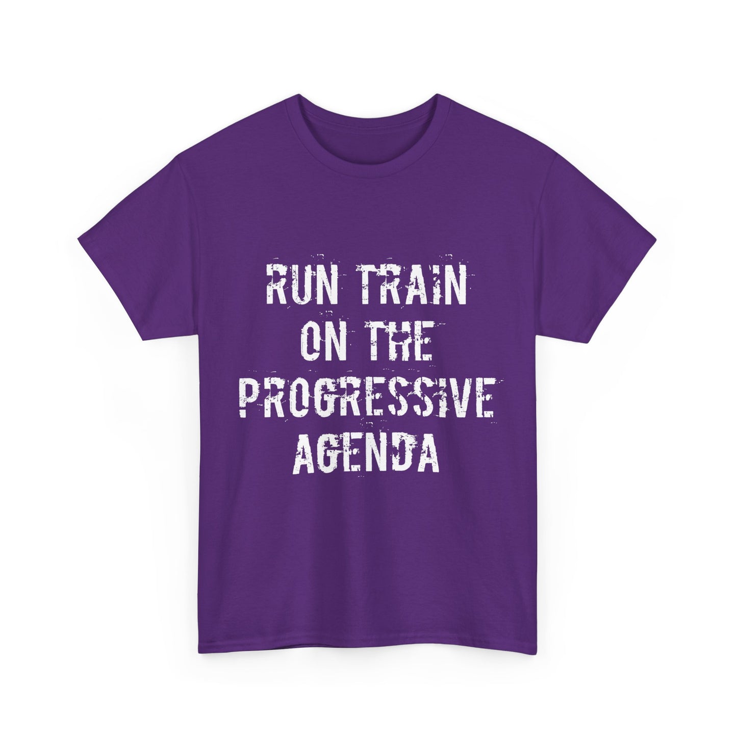 Run Train on the Progressive Agenda Unisex Graphic T-Shirt, Sizes S-5XL