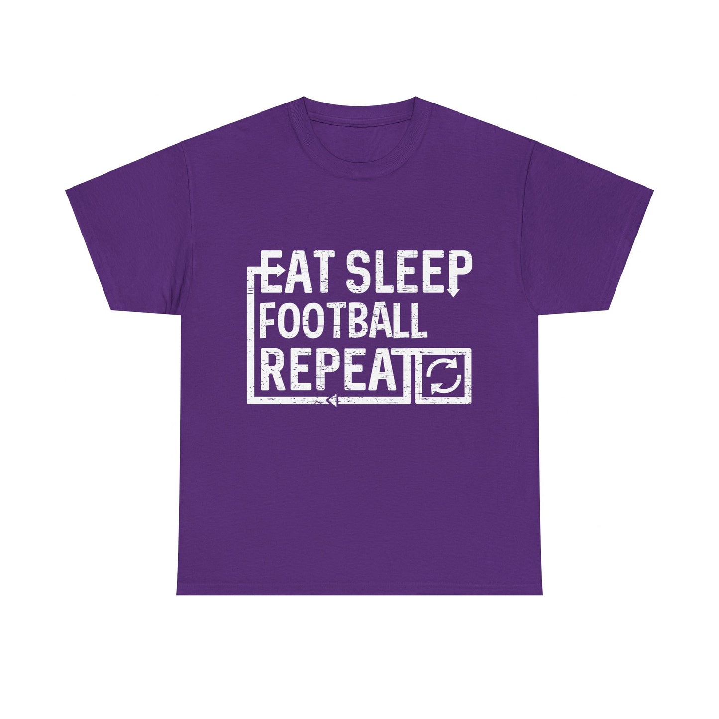 Eat Sleep Football Unisex Graphic T-Shirt, Sizes S-5XL