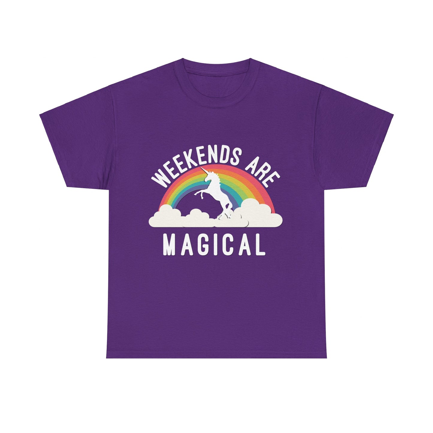 Weekends Are Magical Unisex Graphic T-Shirt, Sizes S-5XL