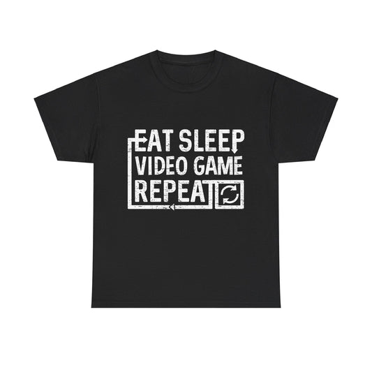 Eat Sleep Video Game Unisex Graphic T-Shirt, Sizes S-5XL