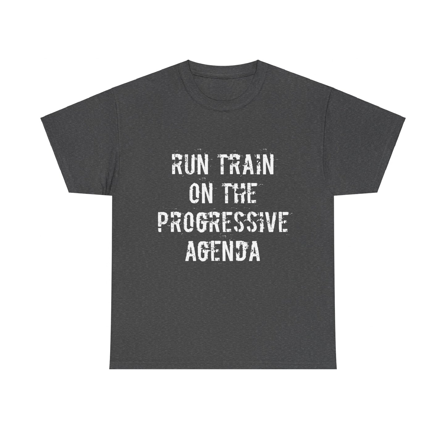 Run Train on the Progressive Agenda Unisex Graphic T-Shirt, Sizes S-5XL