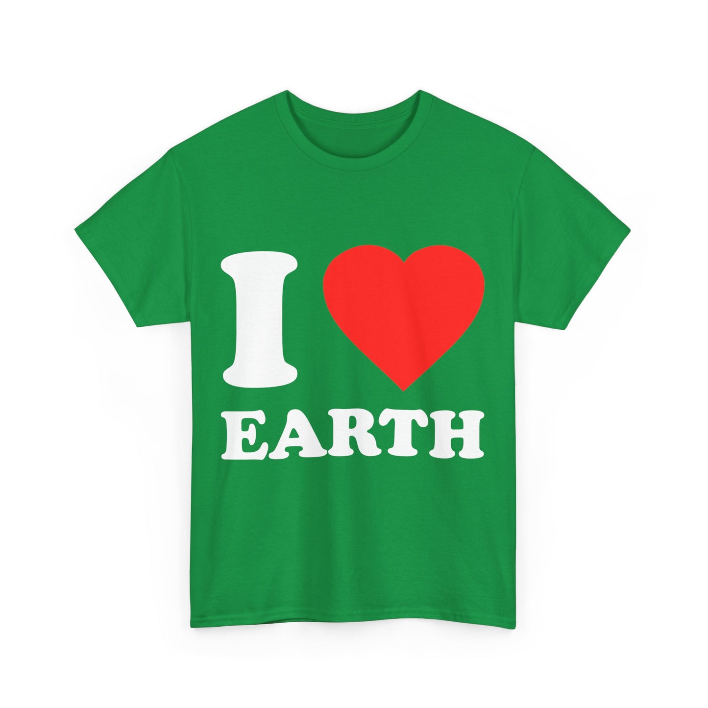 I Love Earth Unisex Graphic T-Shirt, Sizes S-5XL