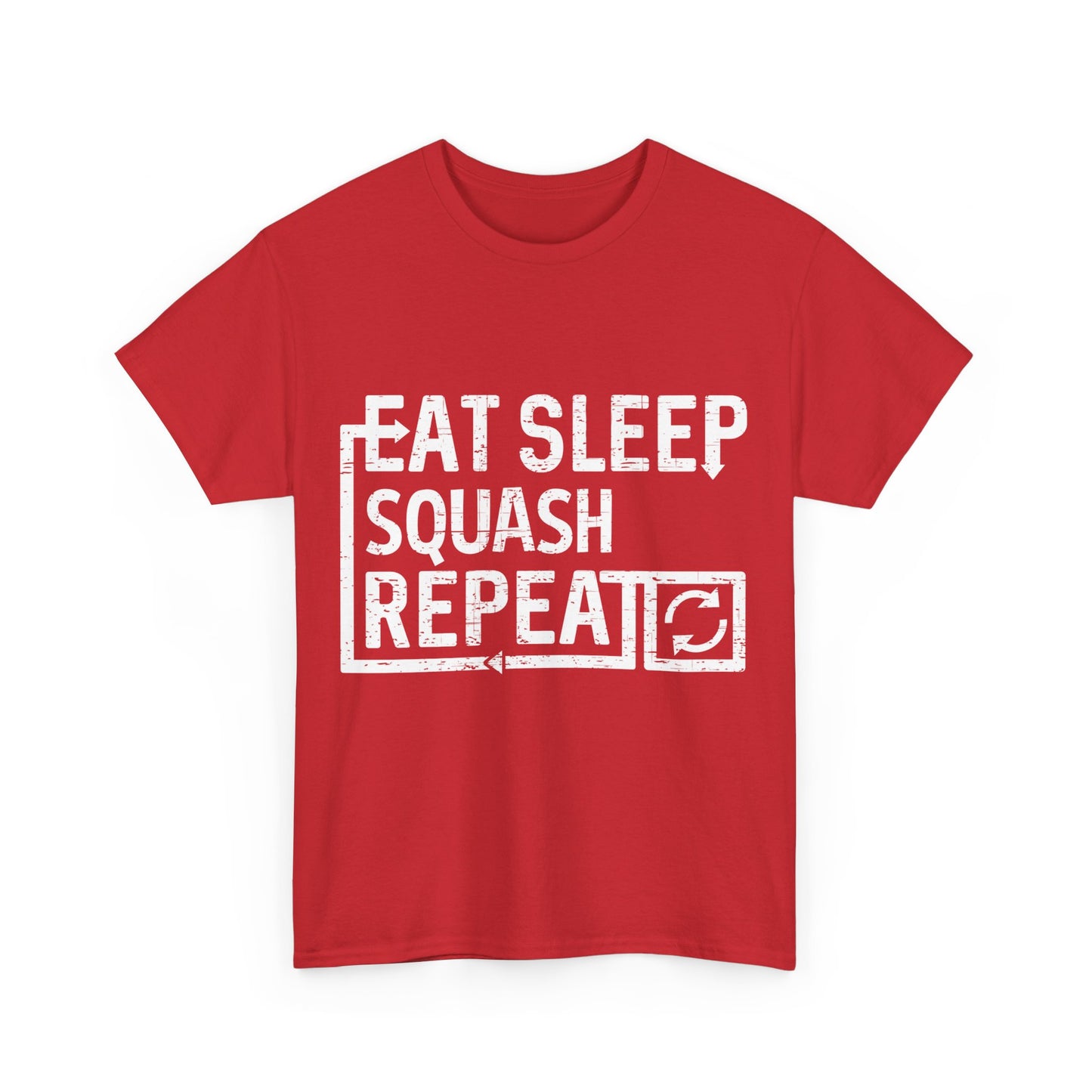 Eat Sleep Squash Unisex Graphic T-Shirt, Sizes S-5XL