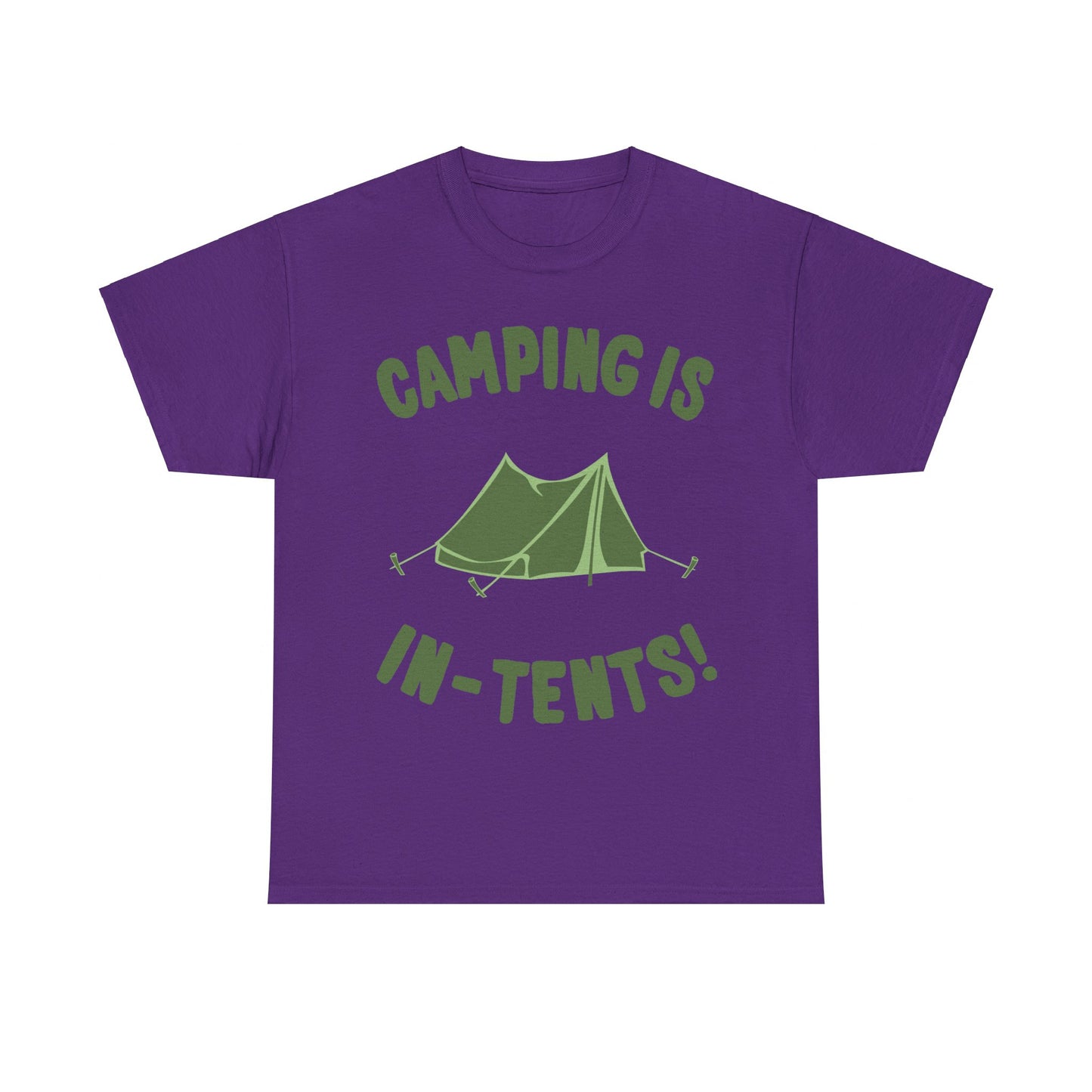 Camping Is In-Tents Unisex Graphic T-Shirt, Sizes S-5XL