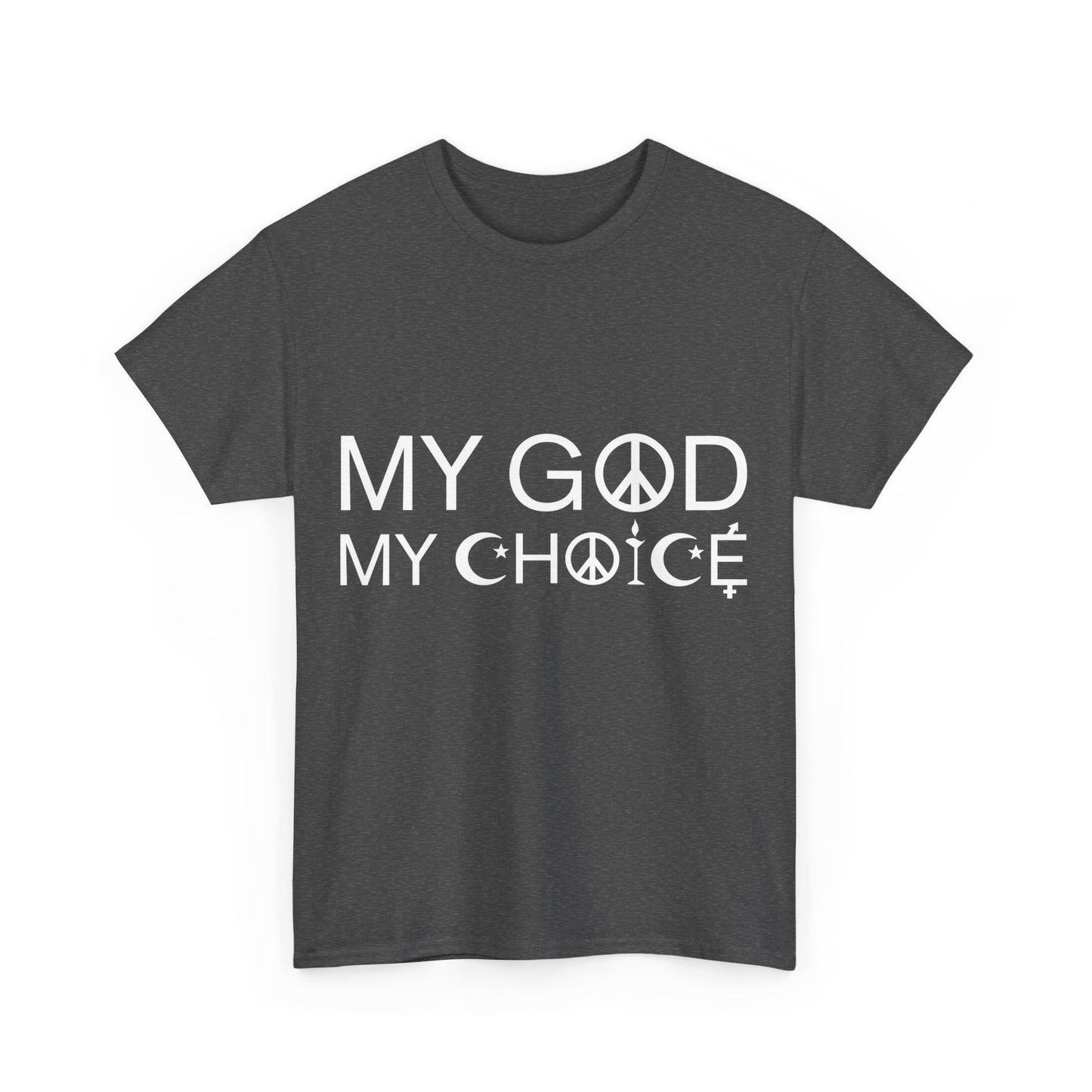 My God My Choice Religious Freedom Unisex Graphic T-Shirt, Sizes S-5XL