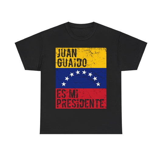 Juan Guaido Es Mi Presidente Venezuela Unisex Graphic T-Shirt, Sizes S-5XL