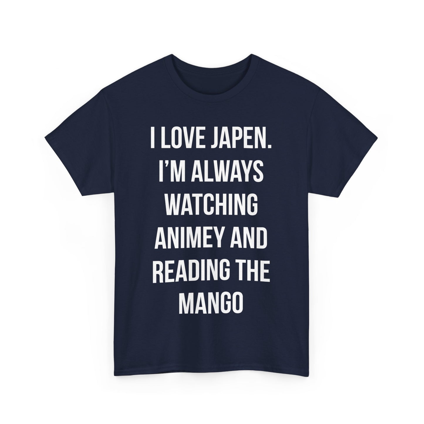 I Love Japen and Waching Animey Unisex Graphic T-Shirt, Sizes S-5XL