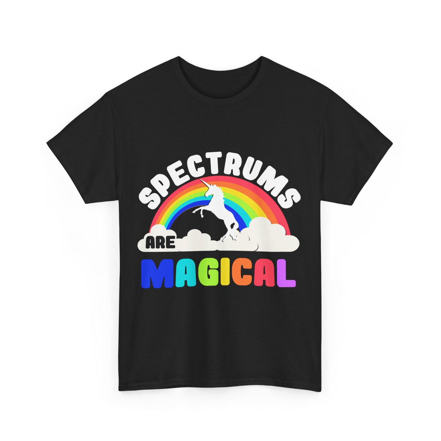 Autism Awareness Spectrums Are Magical Unisex Graphic T-Shirt, Sizes S-5XL